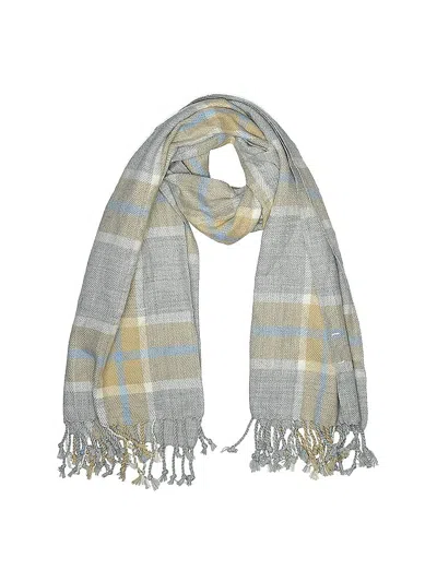 Pre-owned Assorted Brands Scarf In Gray