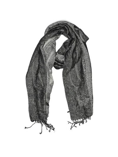Pre-owned Assorted Brands Scarf In Gray