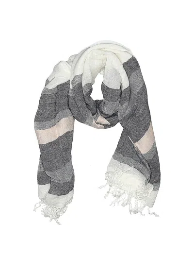 Pre-owned Assorted Brands Scarf In Gray