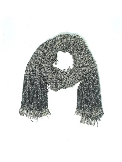 Pre-owned Assorted Brands Scarf In Gray