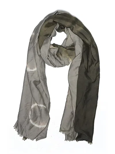 Pre-owned Assorted Brands Scarf In Gray