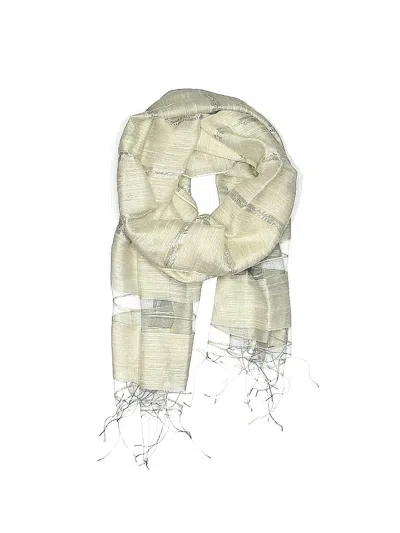 Pre-owned Assorted Brands Scarf In Gray
