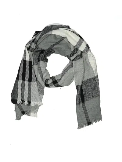 Pre-owned Assorted Brands Scarf In Gray