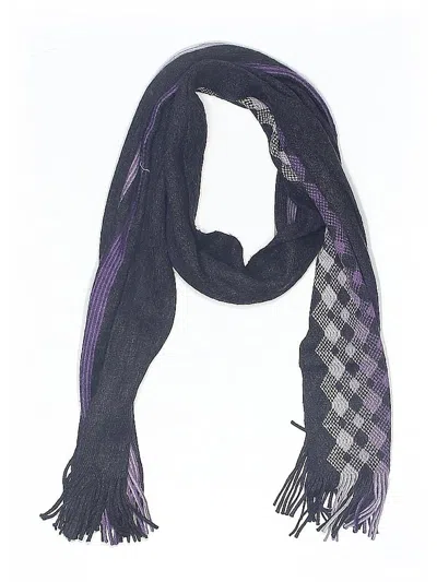 Pre-owned Assorted Brands Scarf In Gray