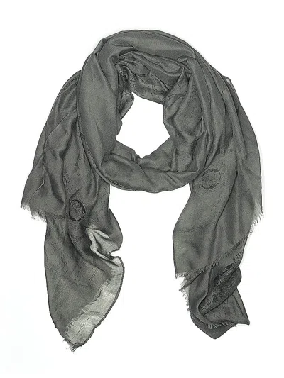 Pre-owned Assorted Brands Scarf In Gray