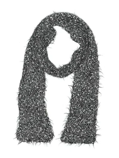 Pre-owned Assorted Brands Scarf In Gray