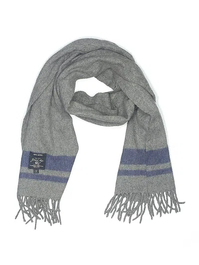 Pre-owned Assorted Brands Scarf In Gray