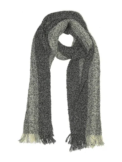 Pre-owned Assorted Brands Scarf In Gray