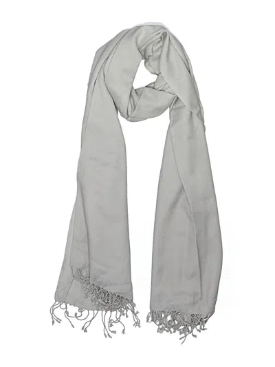 Pre-owned Assorted Brands Scarf In Gray