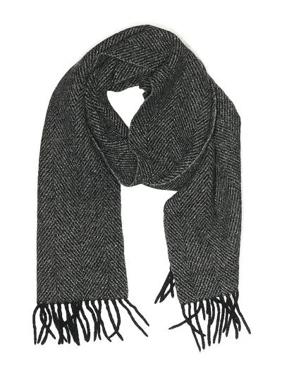 Pre-owned Assorted Brands Scarf In Gray