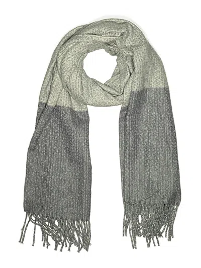 Pre-owned Assorted Brands Scarf In Gray