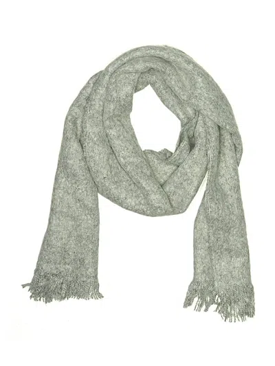 Pre-owned Assorted Brands Scarf In Gray