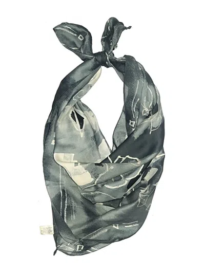 Pre-owned Assorted Brands Scarf In Gray