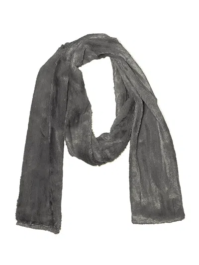 Pre-owned Assorted Brands Scarf In Gray