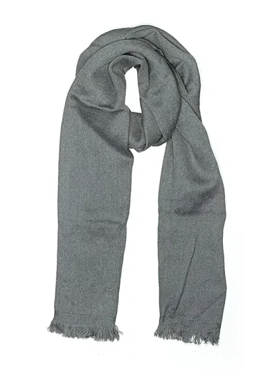 Pre-owned Assorted Brands Scarf In Gray