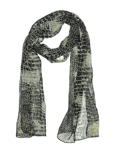 Pre-owned Assorted Brands Scarf In Gray