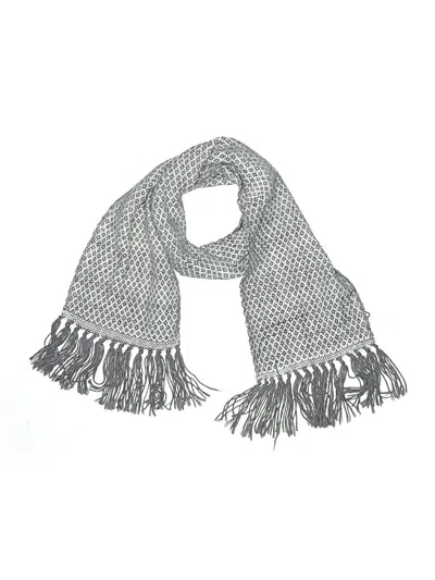 Pre-owned Assorted Brands Scarf In Gray