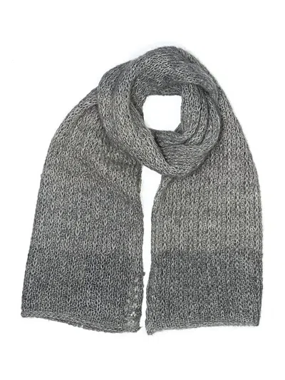 Pre-owned Assorted Brands Scarf In Gray