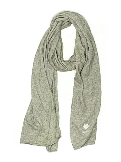 Pre-owned Assorted Brands Scarf In Gray