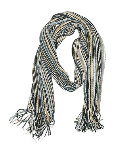 Pre-owned Assorted Brands Scarf In Gray