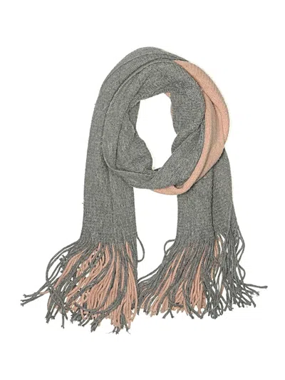 Pre-owned Assorted Brands Scarf In Gray