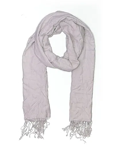 Pre-owned Assorted Brands Scarf In Gray