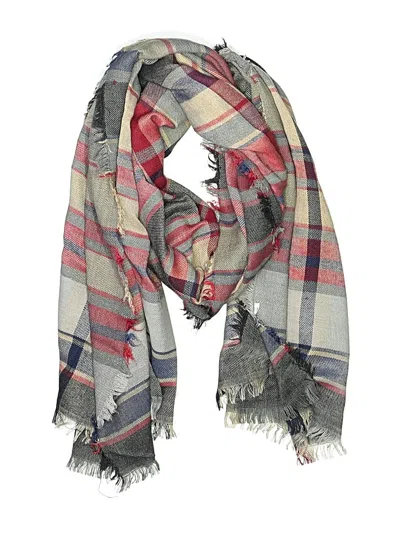 Pre-owned Assorted Brands Scarf In Gray