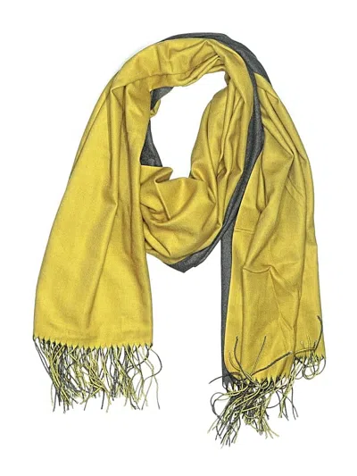Pre-owned Assorted Brands Scarf In Gray