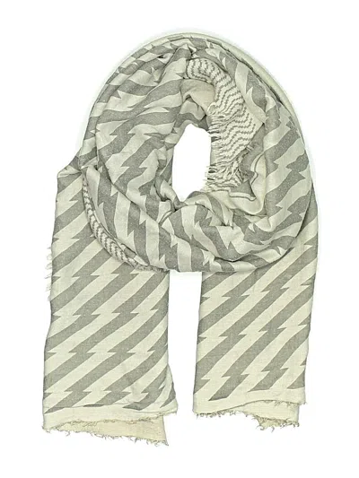 Pre-owned Assorted Brands Scarf In Gray