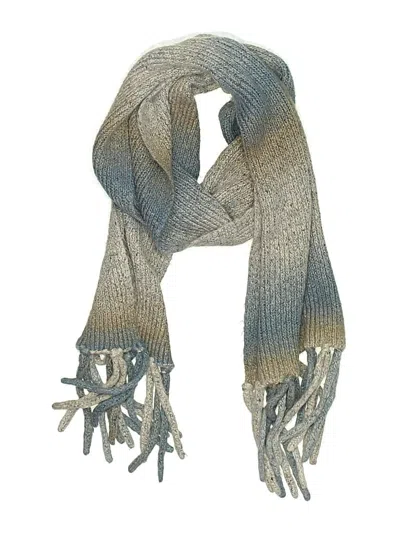 Pre-owned Assorted Brands Scarf In Gray