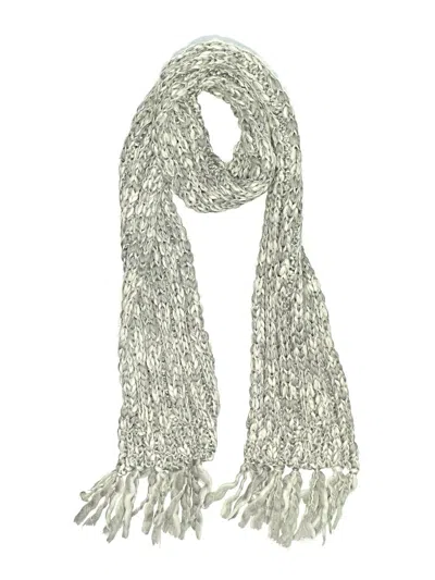 Pre-owned Assorted Brands Scarf In Gray