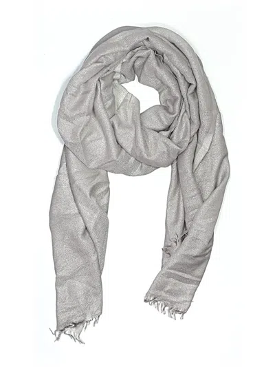 Pre-owned Assorted Brands Scarf In Gray