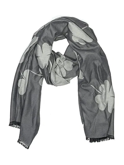 Pre-owned Assorted Brands Scarf In Gray