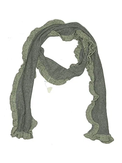 Pre-owned Assorted Brands Scarf In Gray