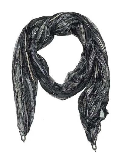 Pre-owned Assorted Brands Scarf In Gray