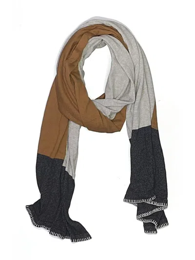 Pre-owned Assorted Brands Scarf In Gray