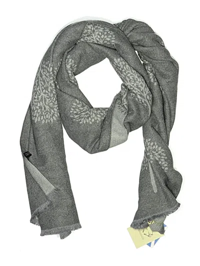 Pre-owned Assorted Brands Scarf In Gray
