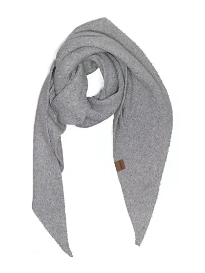 Pre-owned Assorted Brands Scarf In Gray