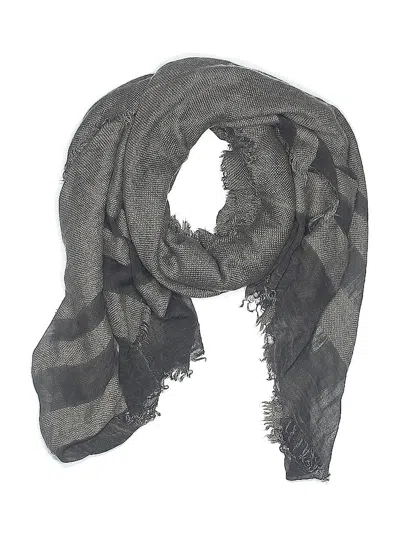 Pre-owned Assorted Brands Scarf In Gray