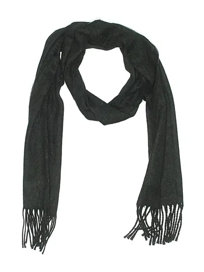 Pre-owned Assorted Brands Scarf In Gray