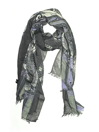 Pre-owned Assorted Brands Scarf In Gray