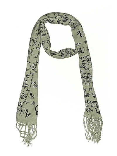 Pre-owned Assorted Brands Scarf In Gray
