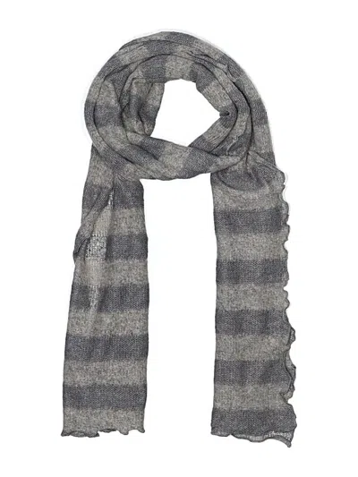 Pre-owned Assorted Brands Scarf In Gray