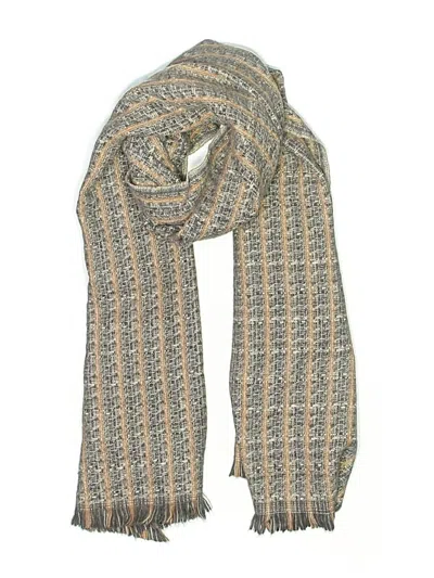 Pre-owned Assorted Brands Scarf In Gray