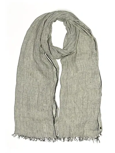 Pre-owned Assorted Brands Scarf In Gray