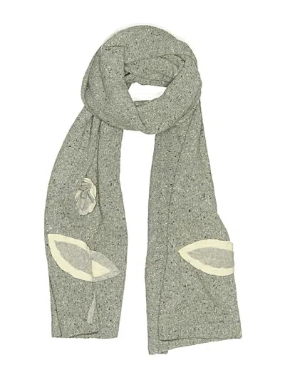 Pre-owned Assorted Brands Scarf In Gray