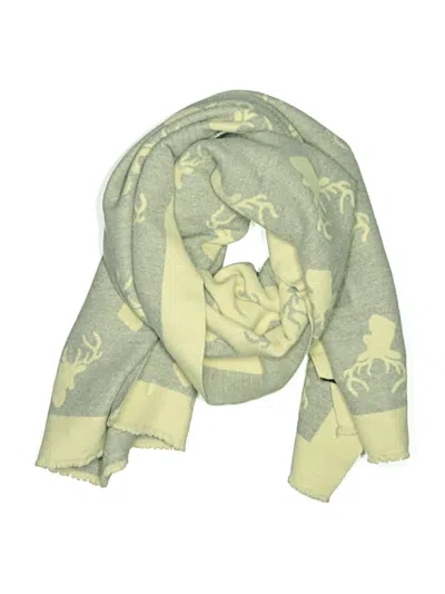 Pre-owned Assorted Brands Scarf In Gray