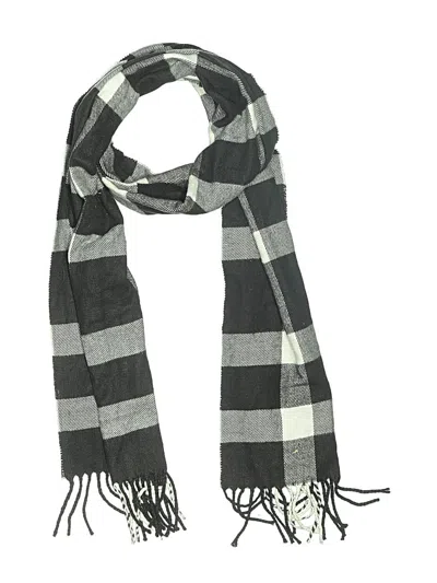 Pre-owned Assorted Brands Scarf In Gray