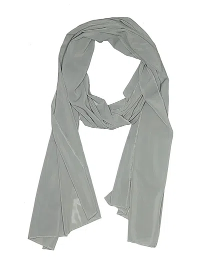 Pre-owned Assorted Brands Scarf In Gray