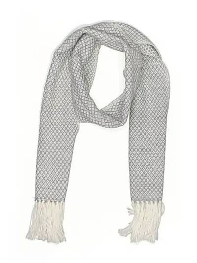 Pre-owned Assorted Brands Scarf In Gray
